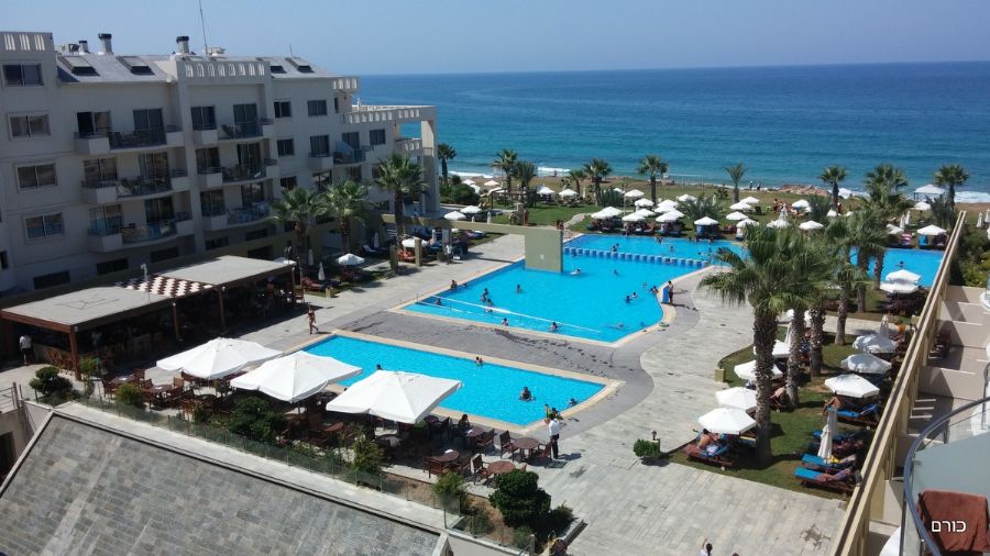 הנוף מהחדר במלון